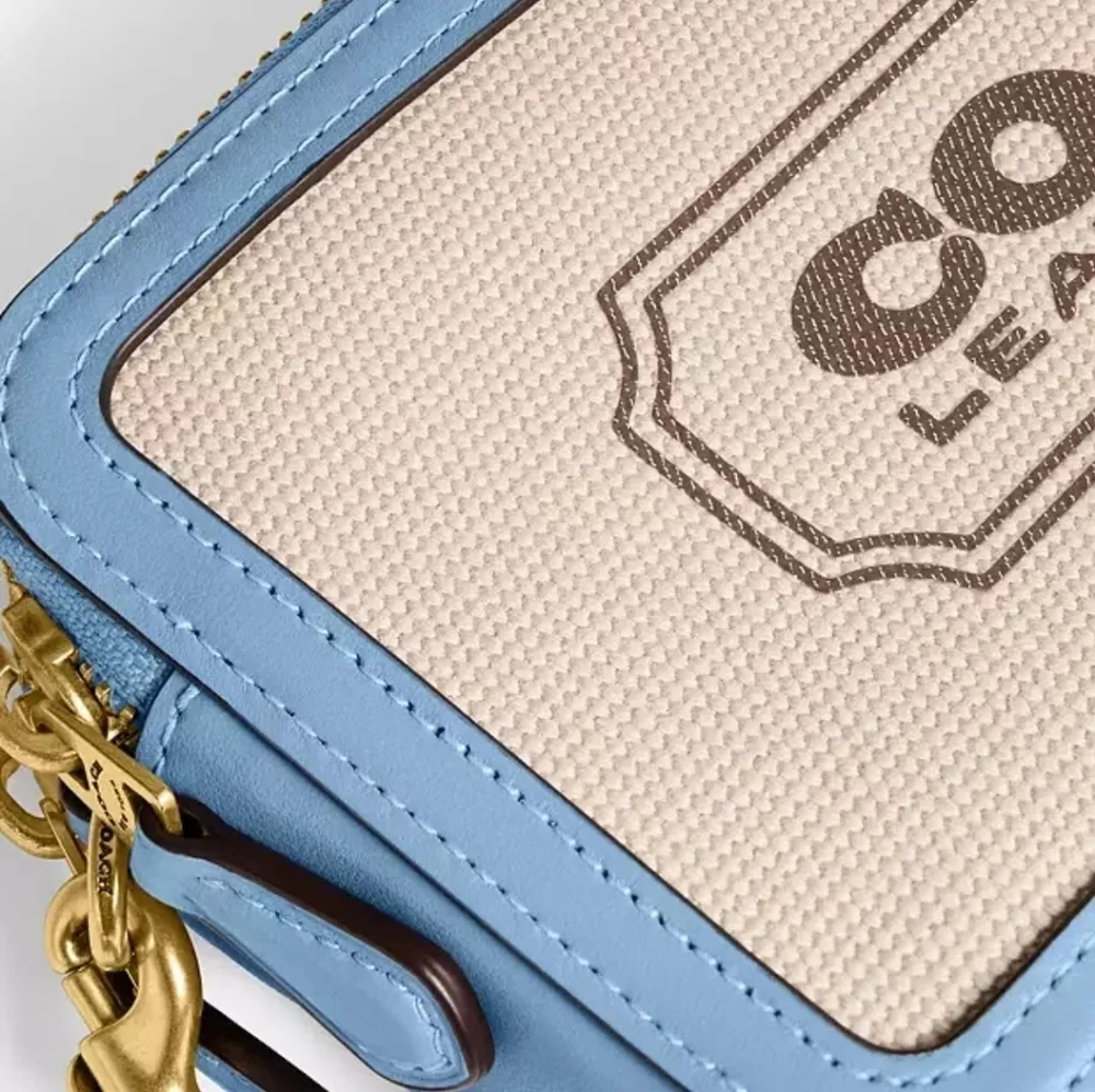 💙▪️Rare▪️🆕️ Coach Canvas Kira Crossbody Bag/ Wristlet NWT SOLD OUT!!! - Picture 7 of 10